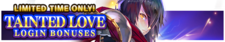 Tainted Love Login Bonuses release banner.png